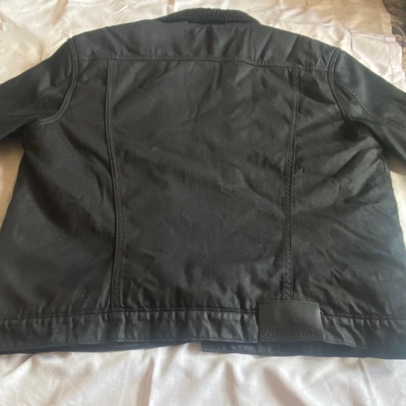 Calvin Klein Classic Trucker Sherpa Denim Jacket - Picture 3 of 4